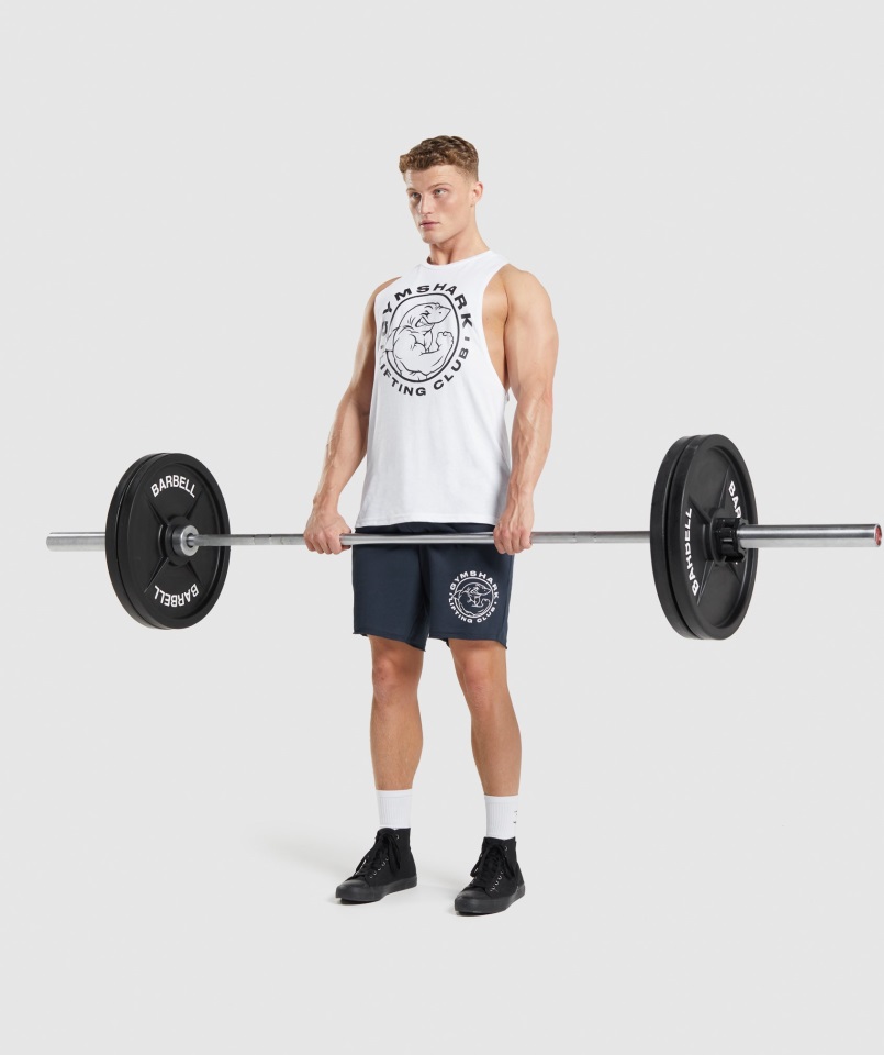 Gymshark Legacy Tanque De Brazo Abatible Blanco