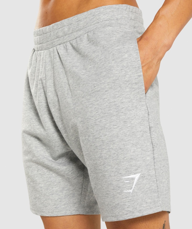 Pantalones Cortos Gymshark Gris Claro Core Marl Critical 7