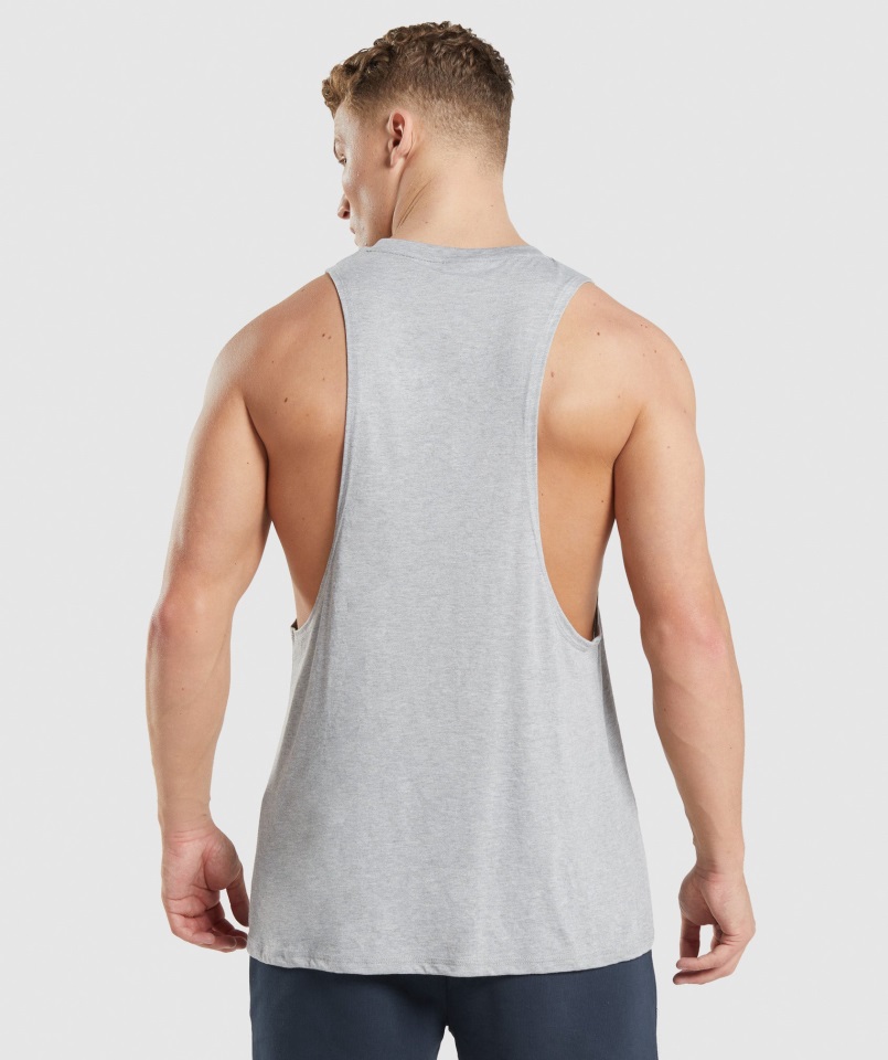 Gymshark Tanque Gris Claro Con Brazo Abatible Core Marl Legacy