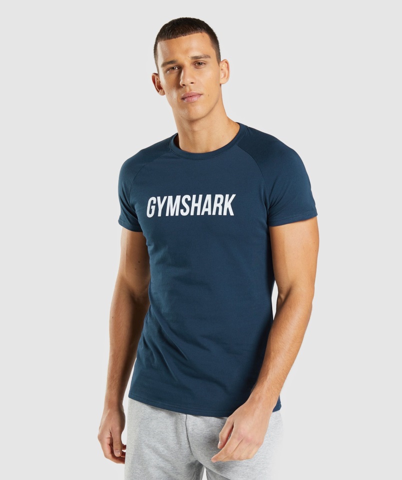 Camiseta Gymshark Apollo Azul Marino