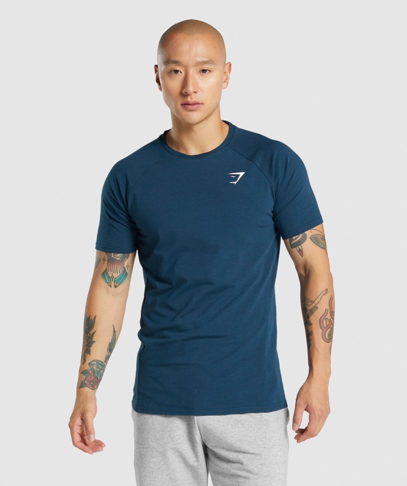 Camiseta Gymshark Crítica 2.0 Azul Marino