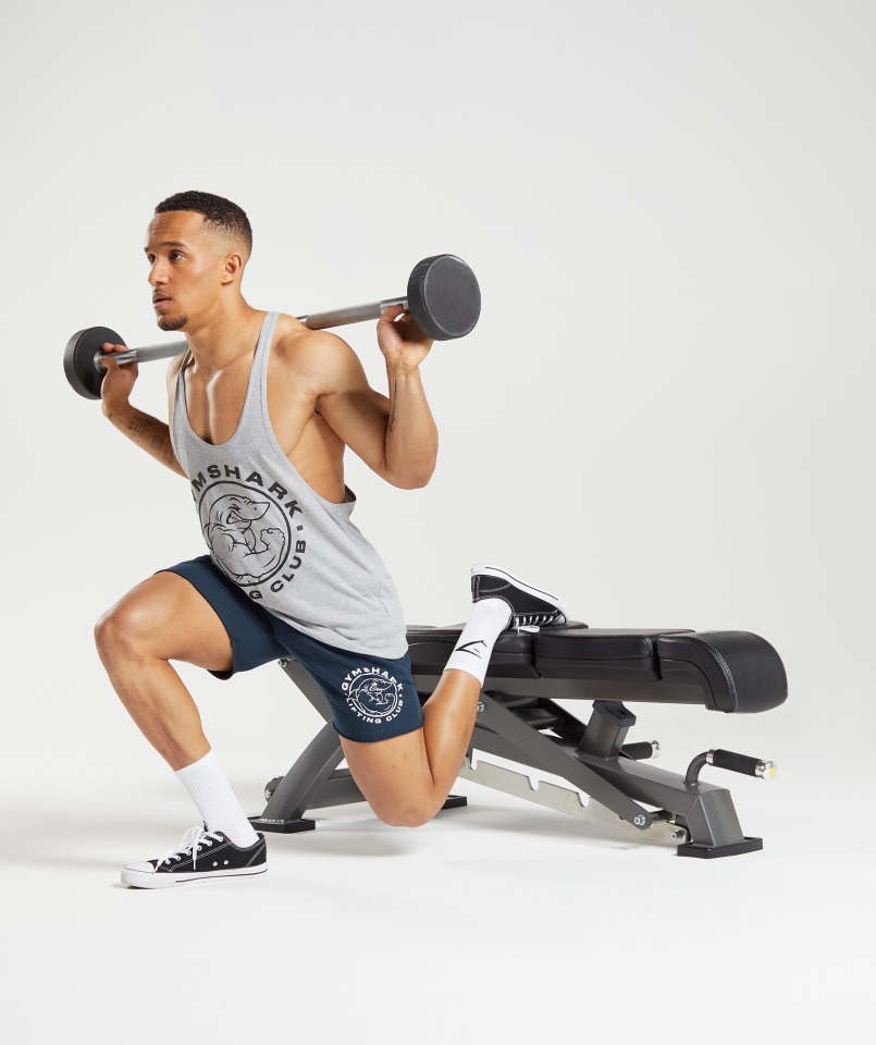 Shorts Deportivos Gymshark Azul Marino