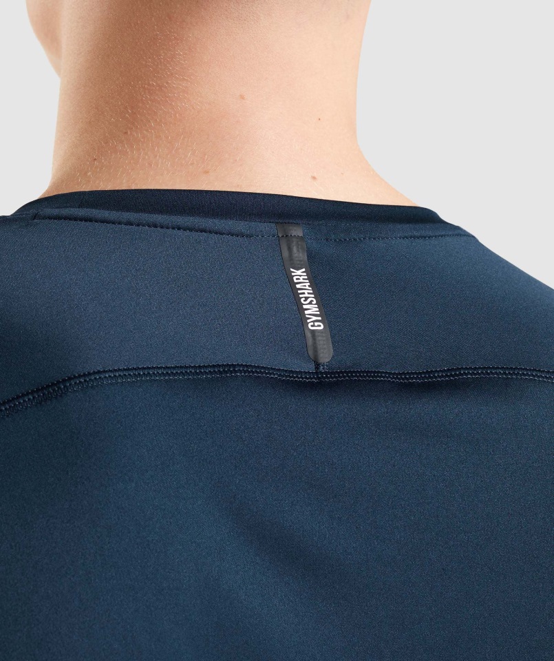 Camiseta Gymshark Azul Marino Speed Evolution