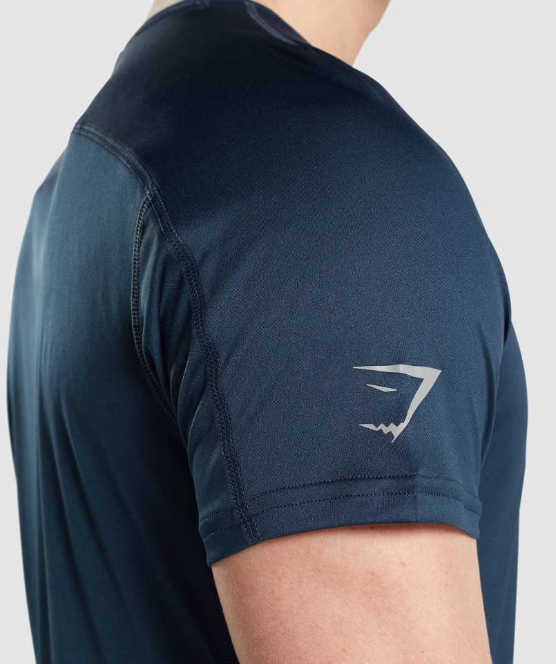 Camiseta Gymshark Azul Marino Speed Evolution