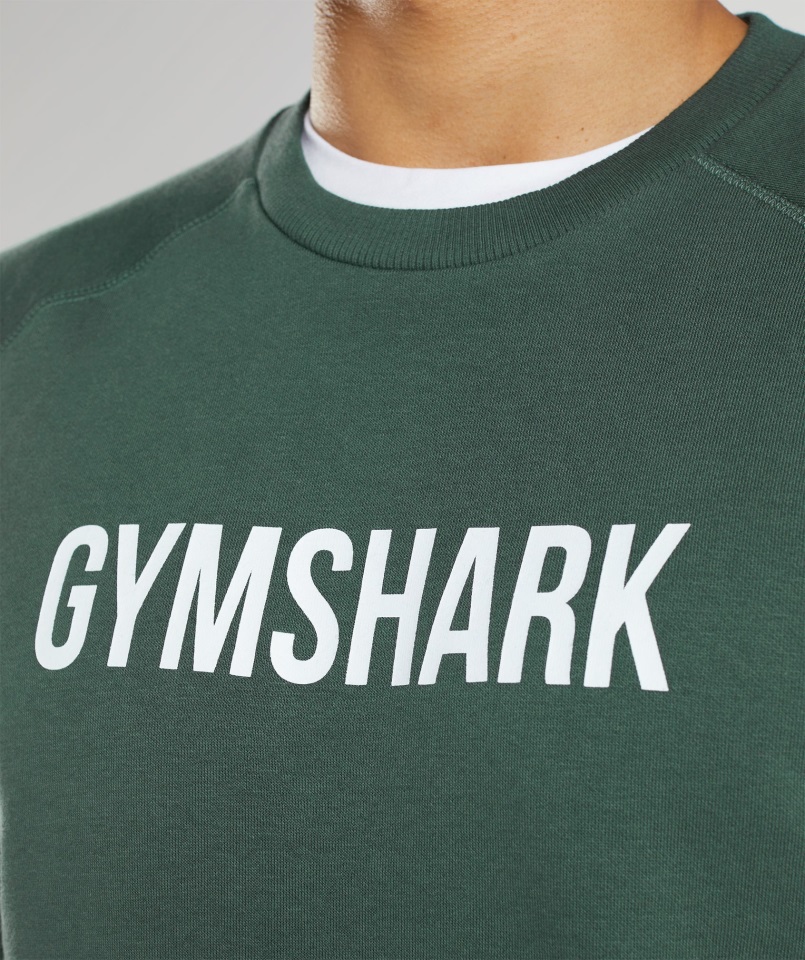 Gymshark Obsidiana Verde Tripulación Apolo