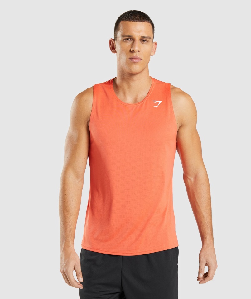 Tanque De Llegada Gymshark Papaya Naranja
