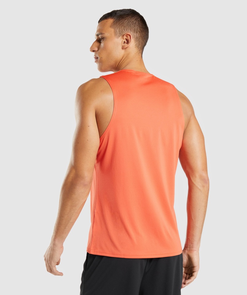 Tanque De Llegada Gymshark Papaya Naranja
