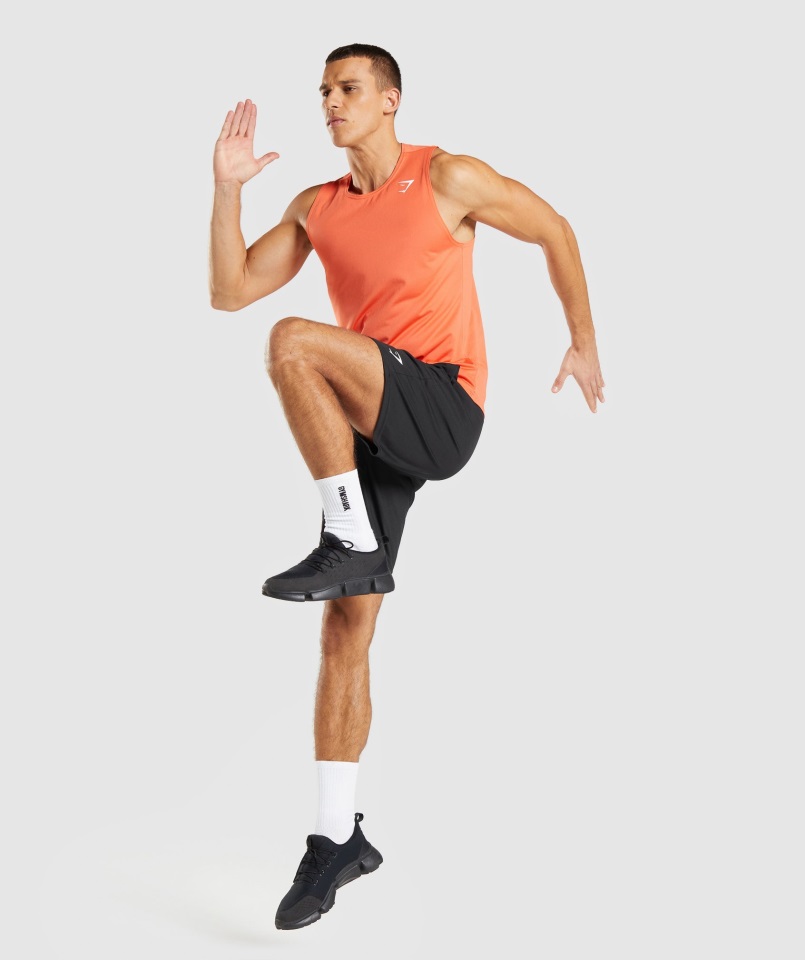 Tanque De Llegada Gymshark Papaya Naranja