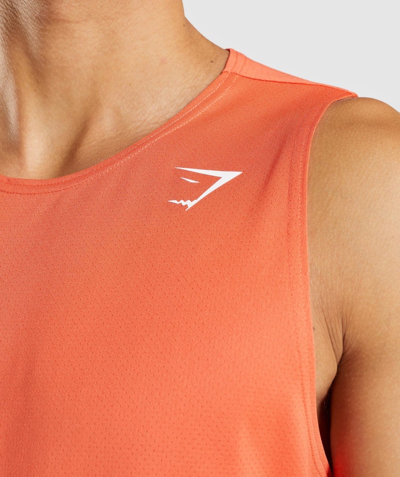 Tanque De Llegada Gymshark Papaya Naranja