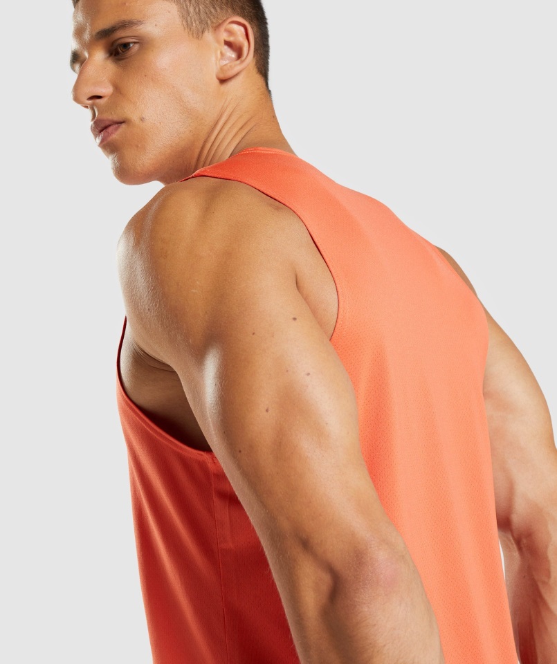Tanque De Llegada Gymshark Papaya Naranja