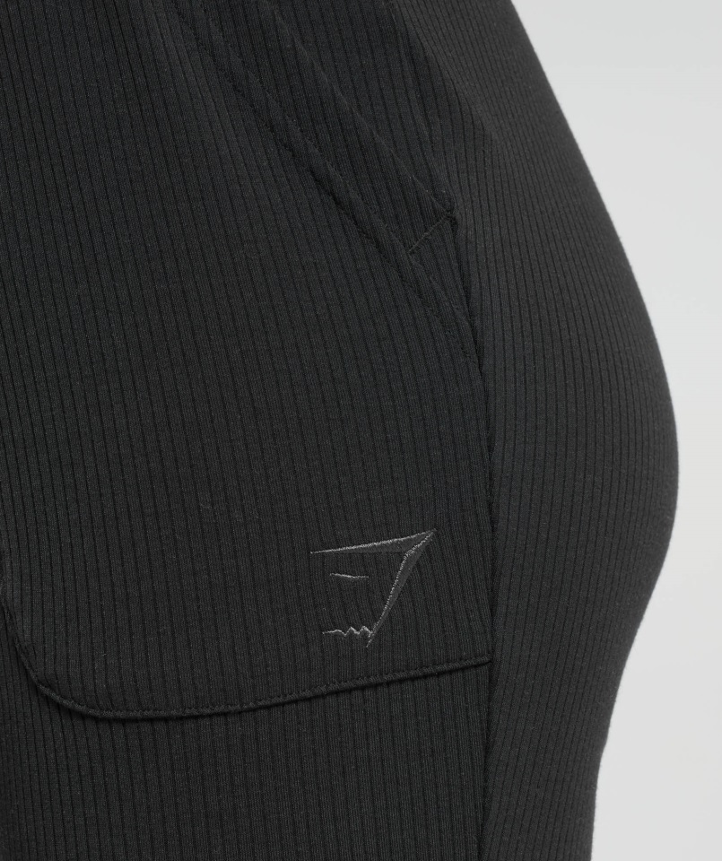 Gymshark Pausa Pantalones Acampanados Negro