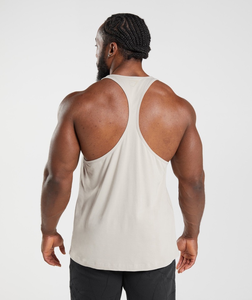 Gymshark Guijarro Gris Power Stringer