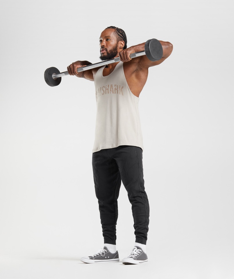 Gymshark Guijarro Gris Power Stringer