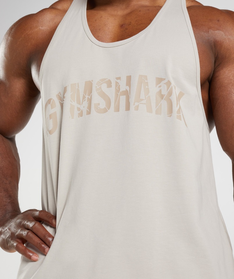Gymshark Guijarro Gris Power Stringer