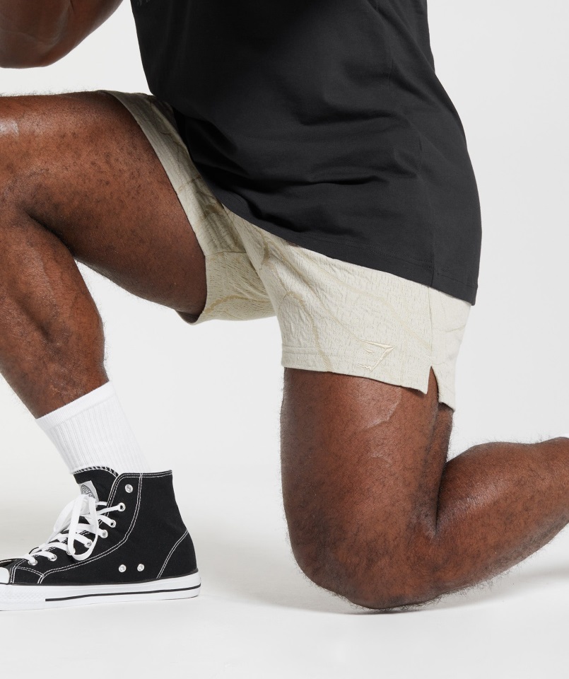 Pantalón Corto Gymshark Gris Guijarro Power 5