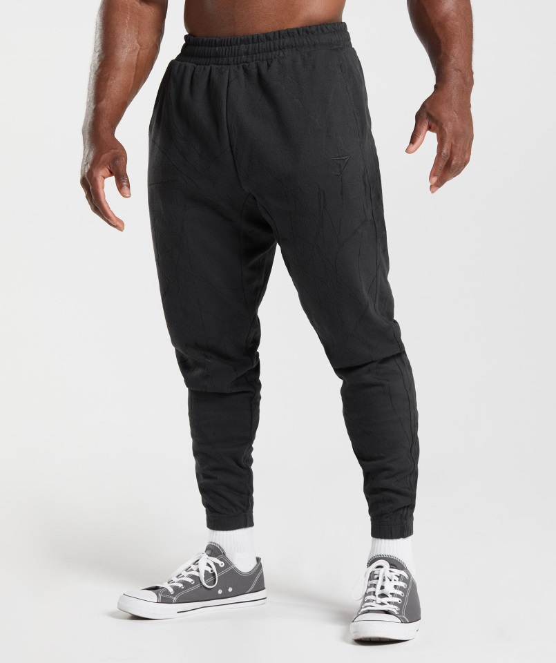 Joggers Gymshark Power Estampado Negro