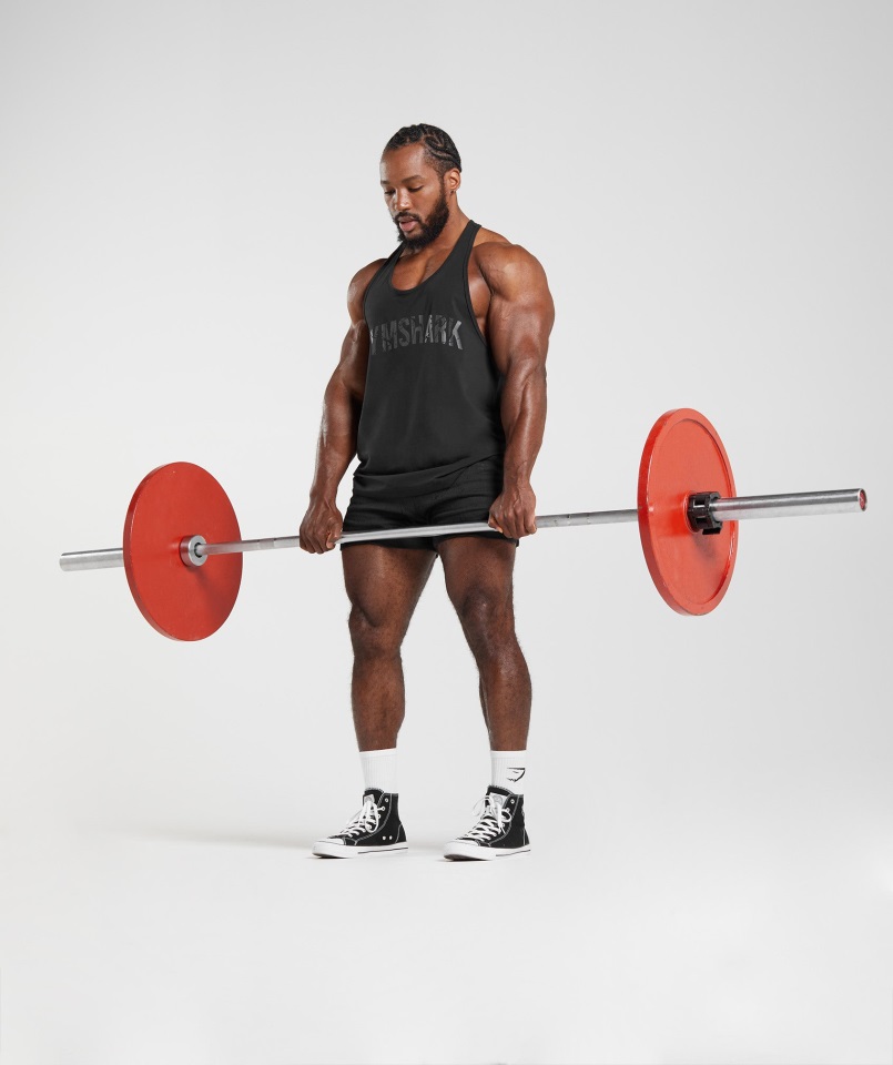 Gymshark Power Larguero Negro