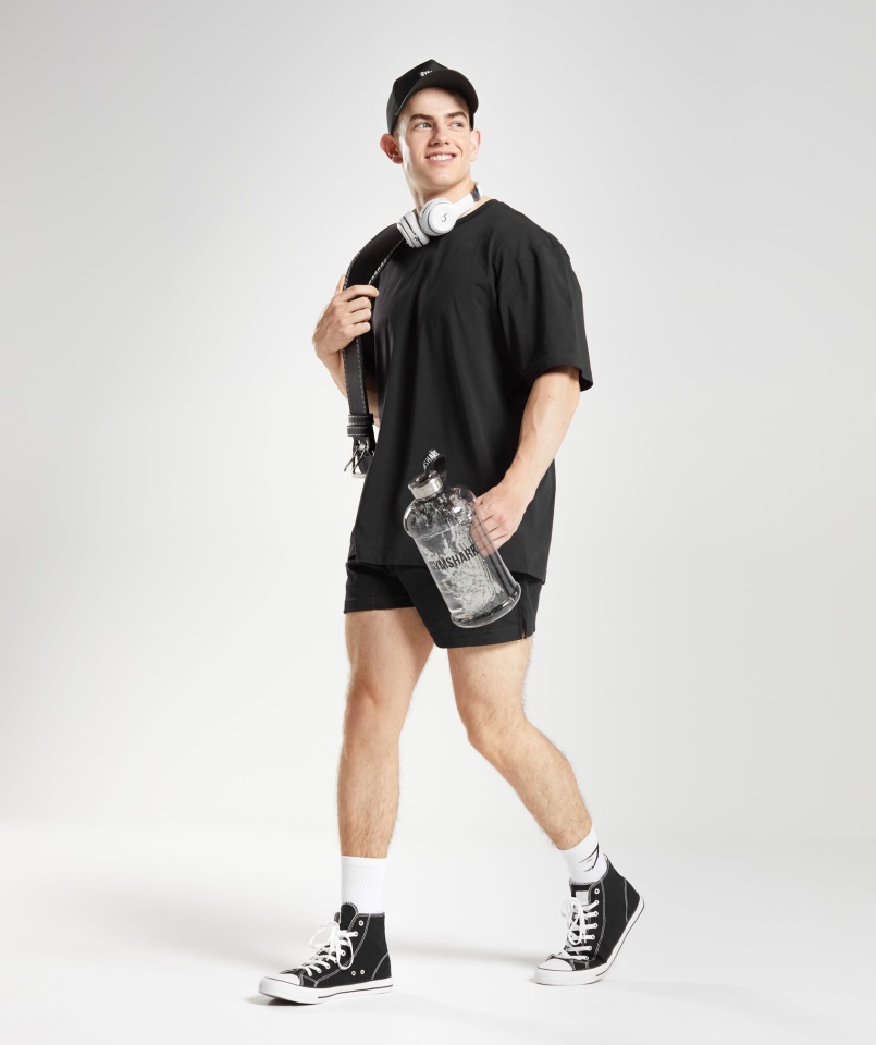 Camiseta Gymshark Power Negra