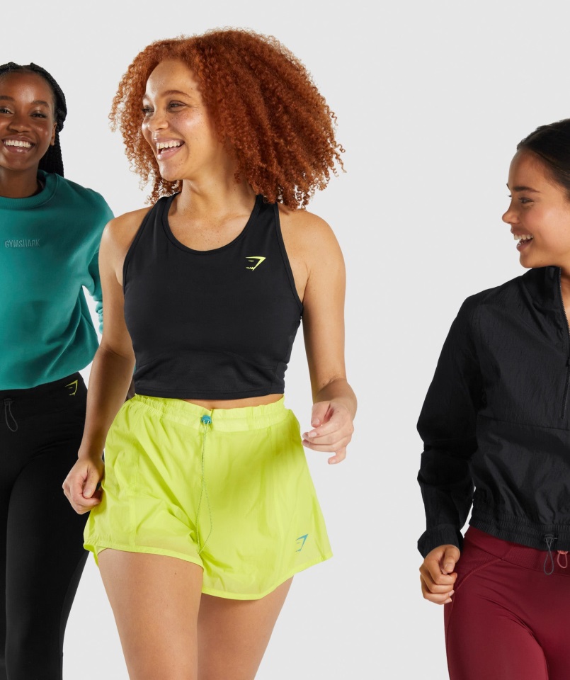 Gymshark Pulse Crop Top Negro