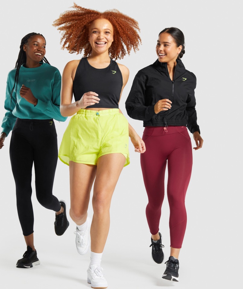 Gymshark Pulse Crop Top Negro