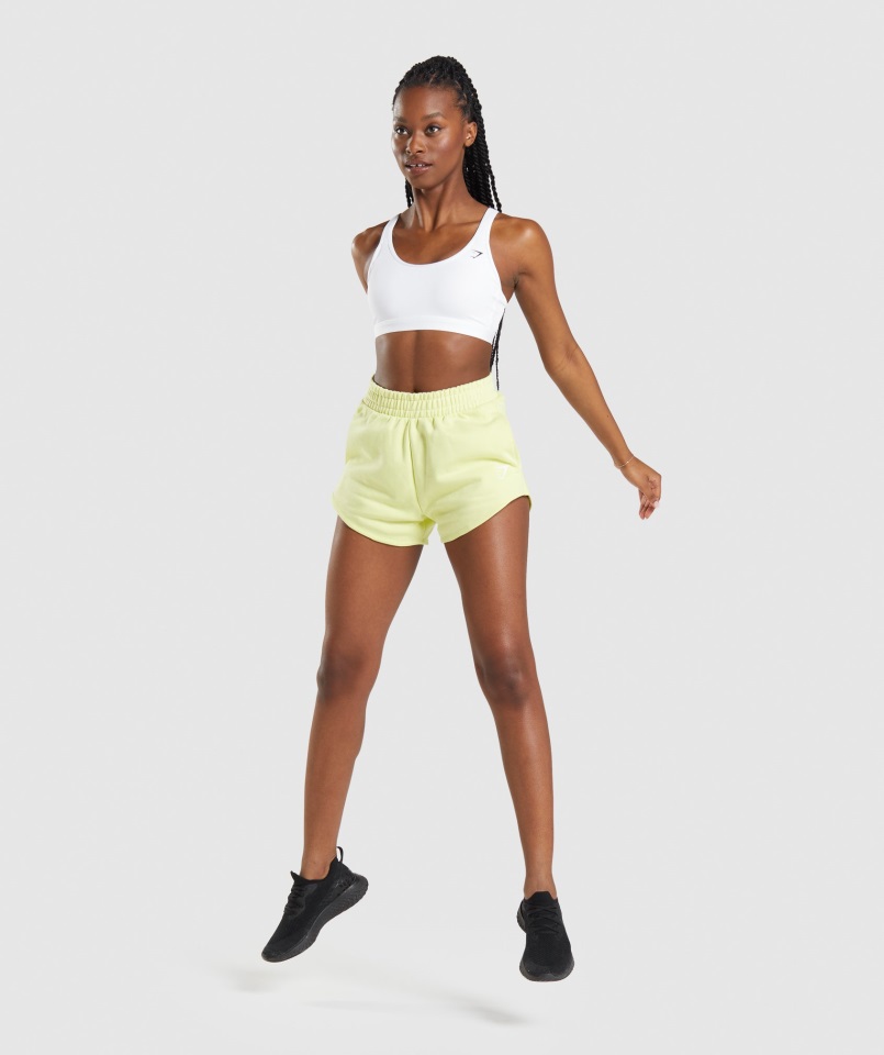 Sujetador Deportivo Con Cuello Redondo Gymshark Blanco