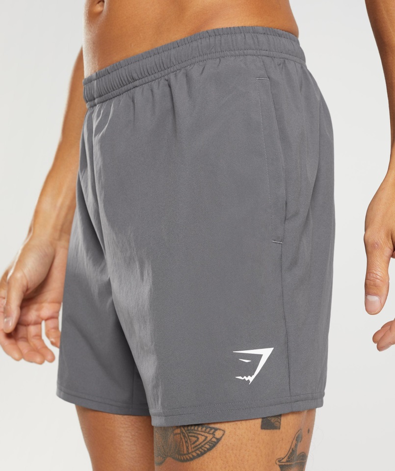 Gymshark Silueta Gris Llegada Pantalones Cortos De 5