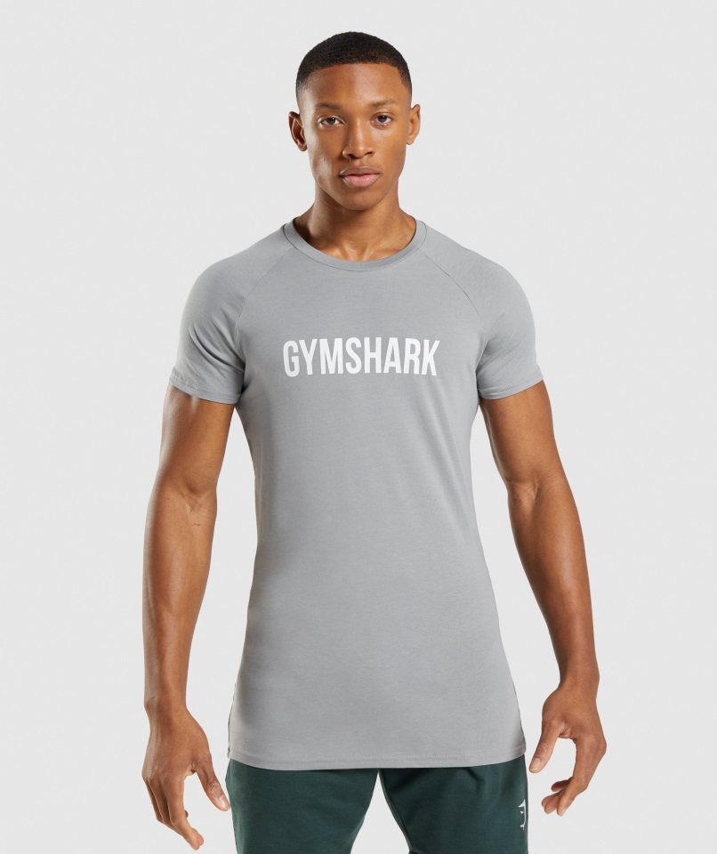Camiseta Gymshark Gris Ahumado Apolo