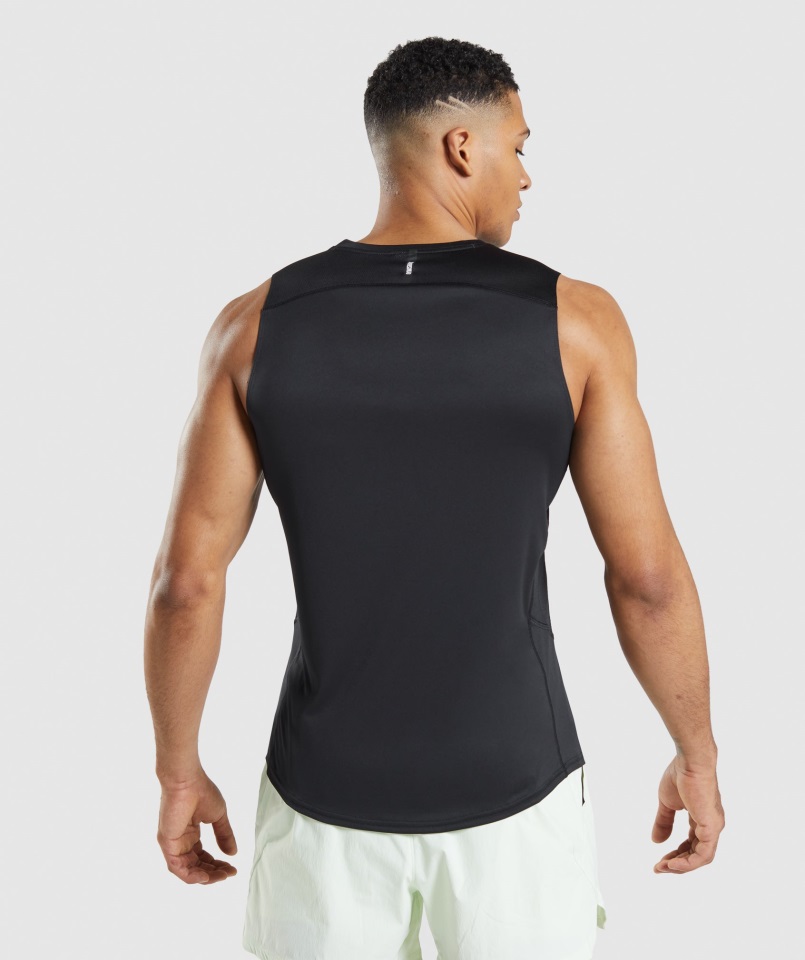 Gymshark Velocidad Evolucionar Tanque Negro