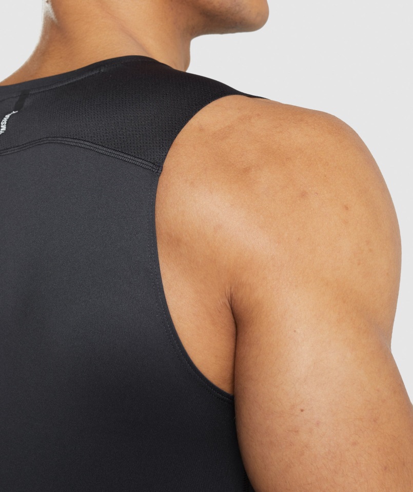 Gymshark Velocidad Evolucionar Tanque Negro
