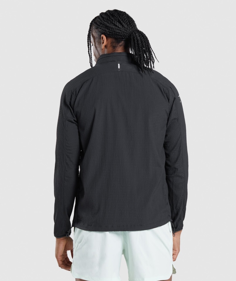 Gymshark Speed ​​Evolution Rompevientos Negro