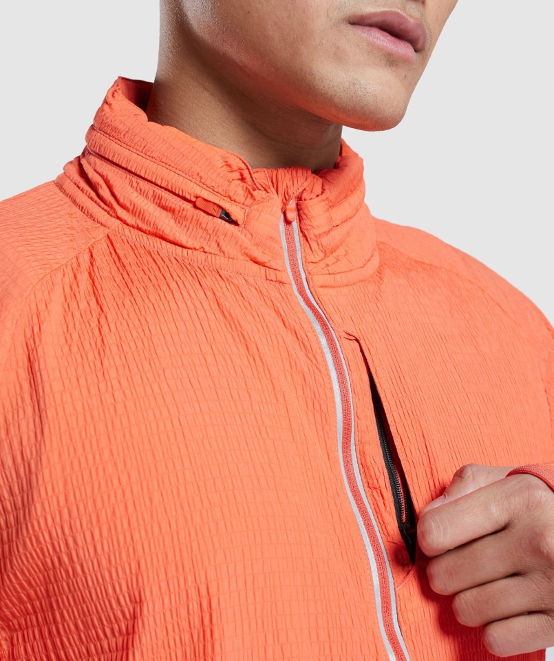 Gymshark Speed Evolution Cortavientos Naranja Papaya