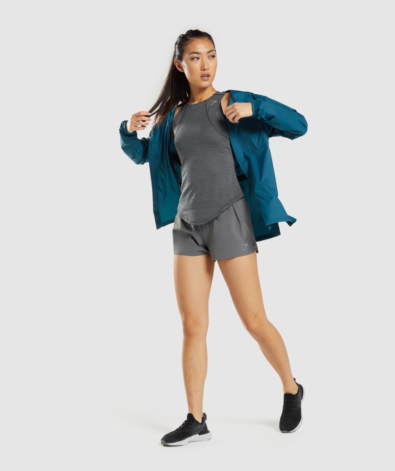 Pantalones Cortos De Velocidad Gymshark Gris