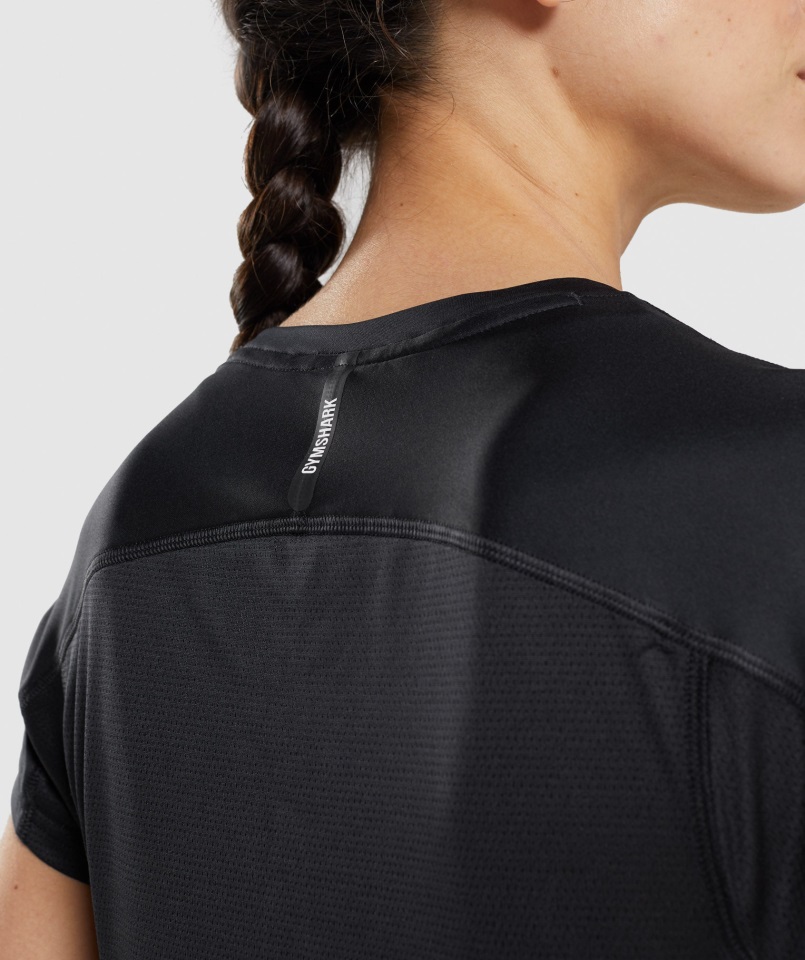 Camiseta Gymshark Speed Negra