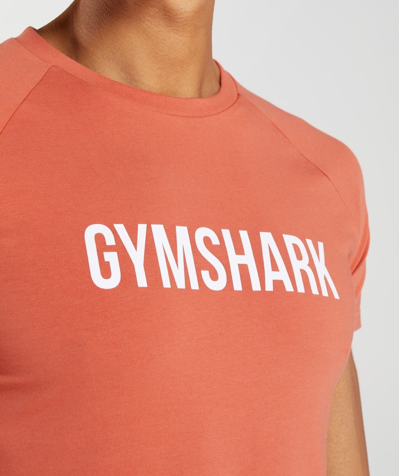 Camiseta Gymshark Storm Rojo Apolo