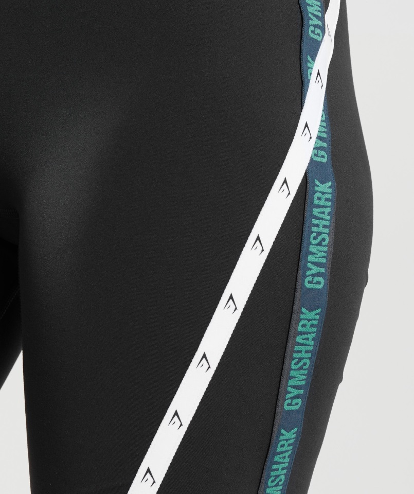 Culote De Ciclista Gymshark Strike Negro-rosa Dragón-verde Alpino