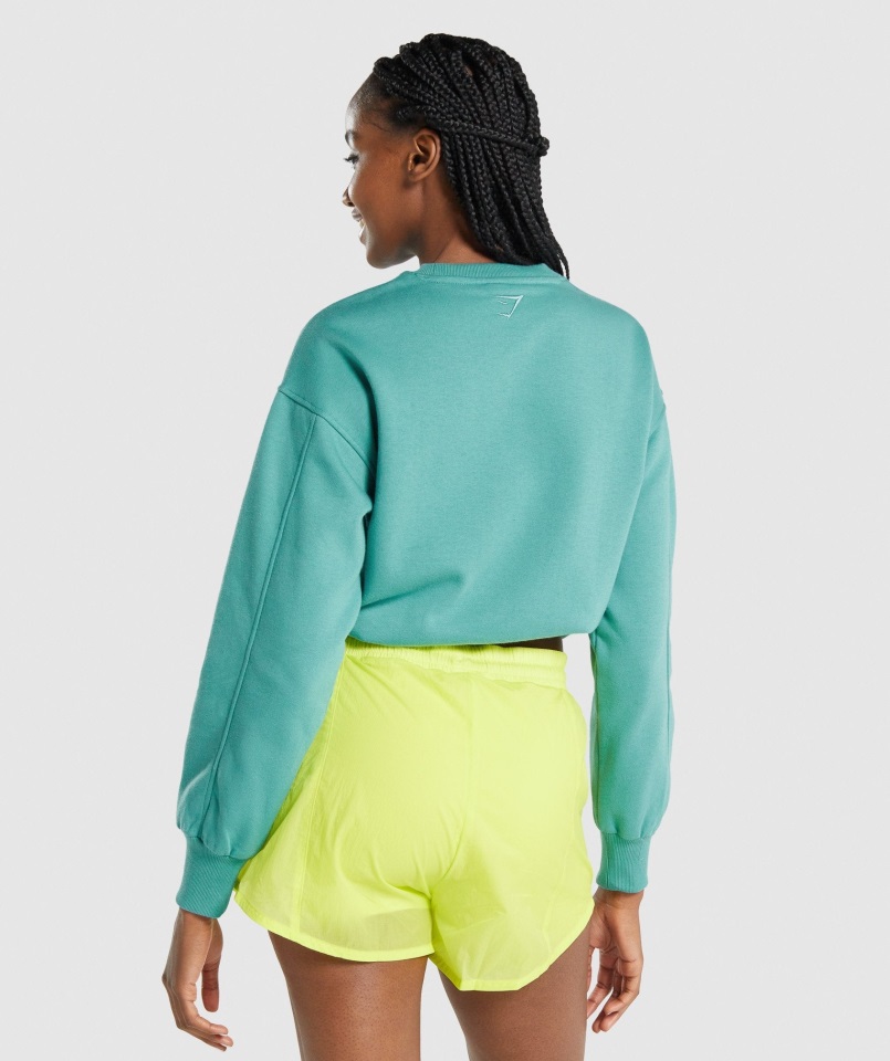 Sudadera Gymshark Pulso Verde Azulado