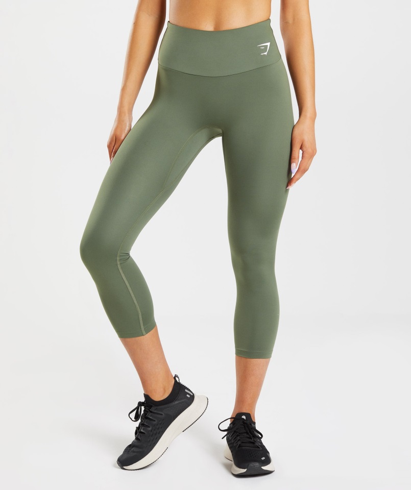 Leggings De Entrenamiento Gymshark 7-8 Core Oliva