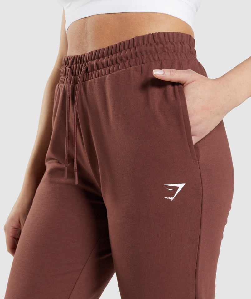 Joggers De Entrenamiento Gymshark Marrón Cereza