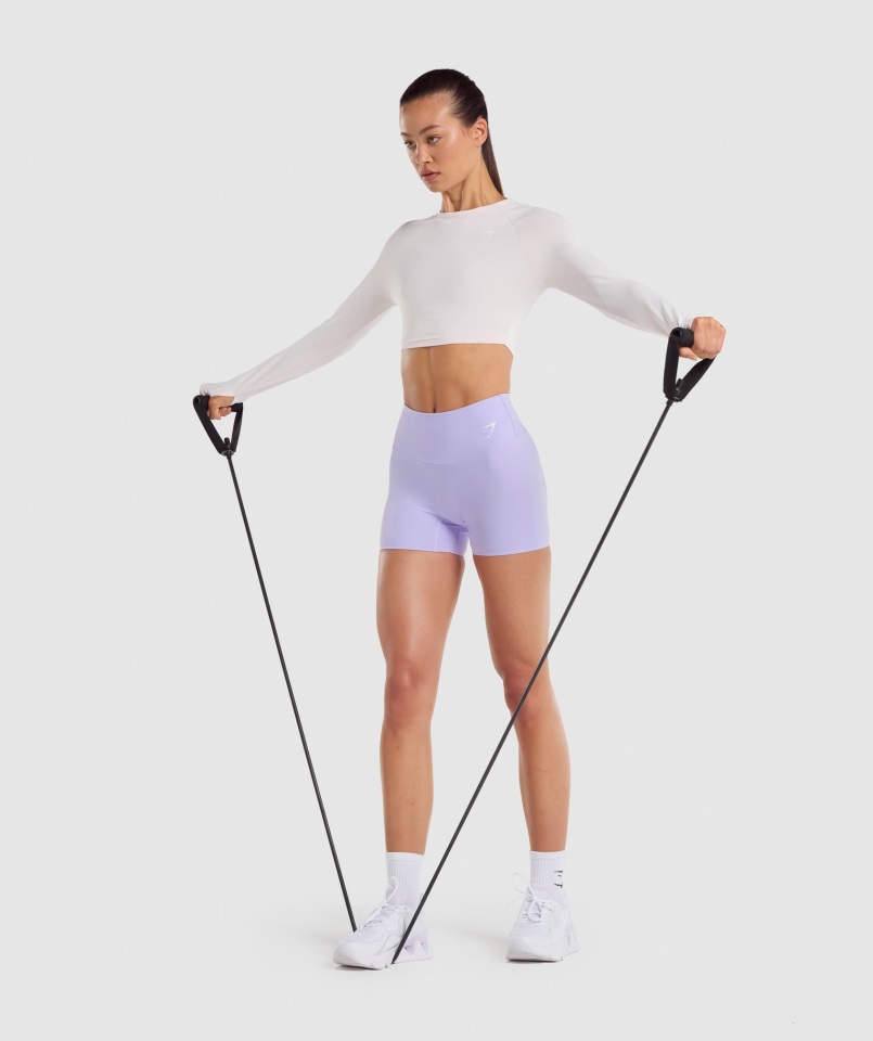 Gymshark Camiseta De Entrenamiento De Manga Larga Crema