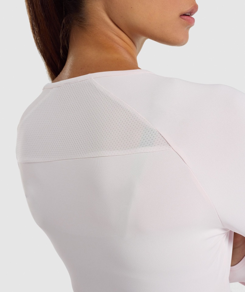 Gymshark Camiseta De Entrenamiento De Manga Larga Crema