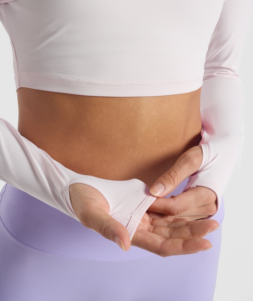 Gymshark Camiseta De Entrenamiento De Manga Larga Crema