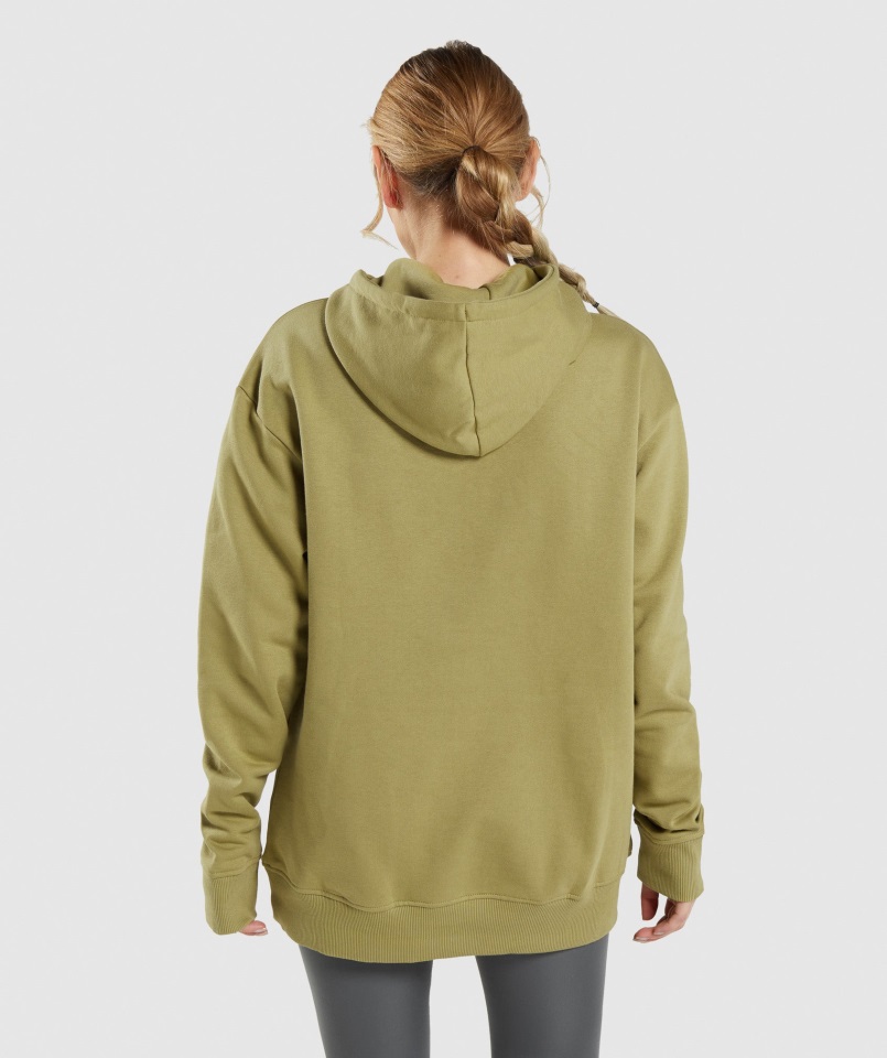 Gymshark Entrenamiento Sudadera Con Capucha Extragrande Griffin Verde