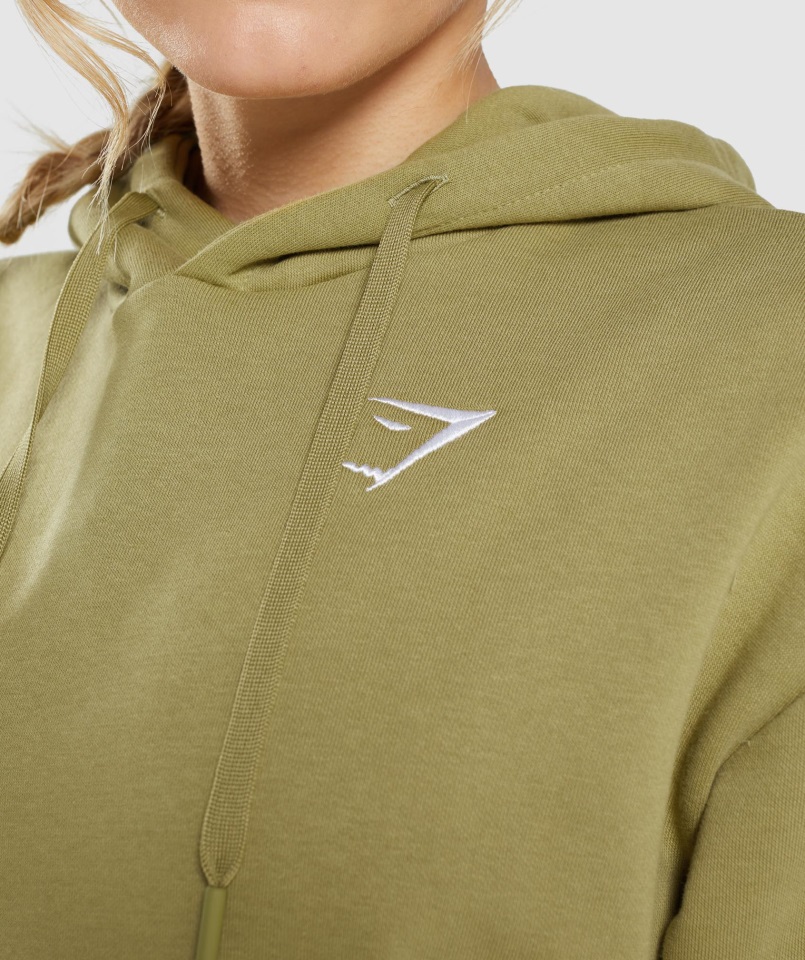 Gymshark Entrenamiento Sudadera Con Capucha Extragrande Griffin Verde