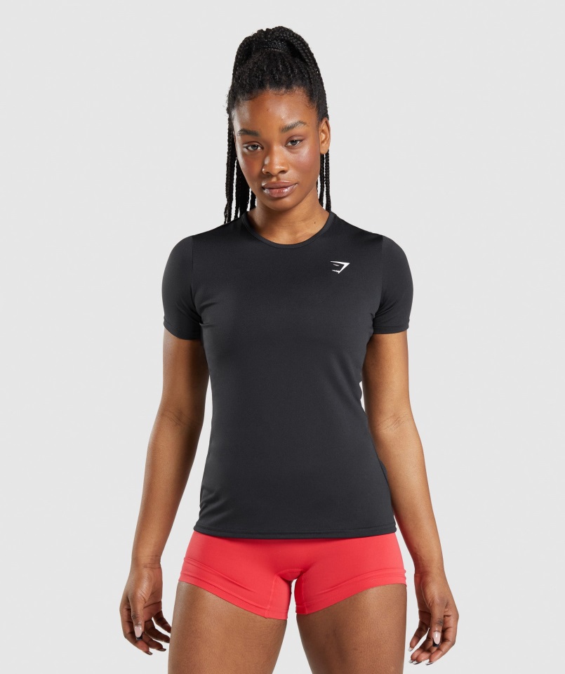 Camiseta De Entrenamiento Gymshark Negra
