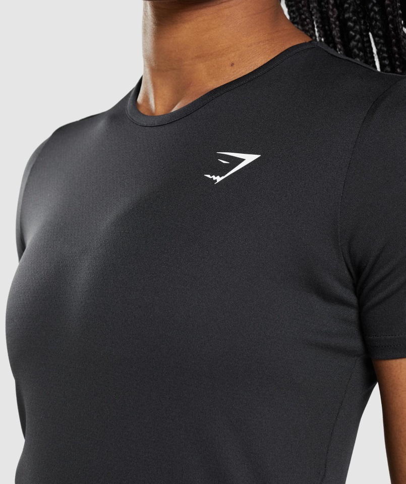 Camiseta De Entrenamiento Gymshark Negra