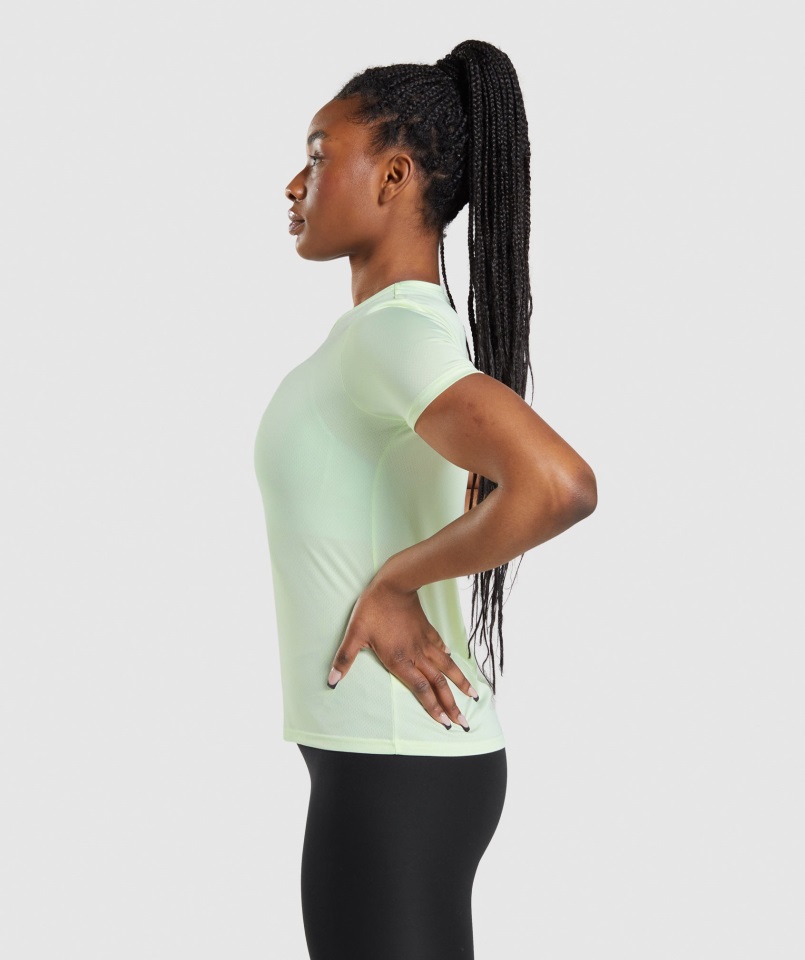 Camiseta De Entrenamiento Gymshark Verde Pepino