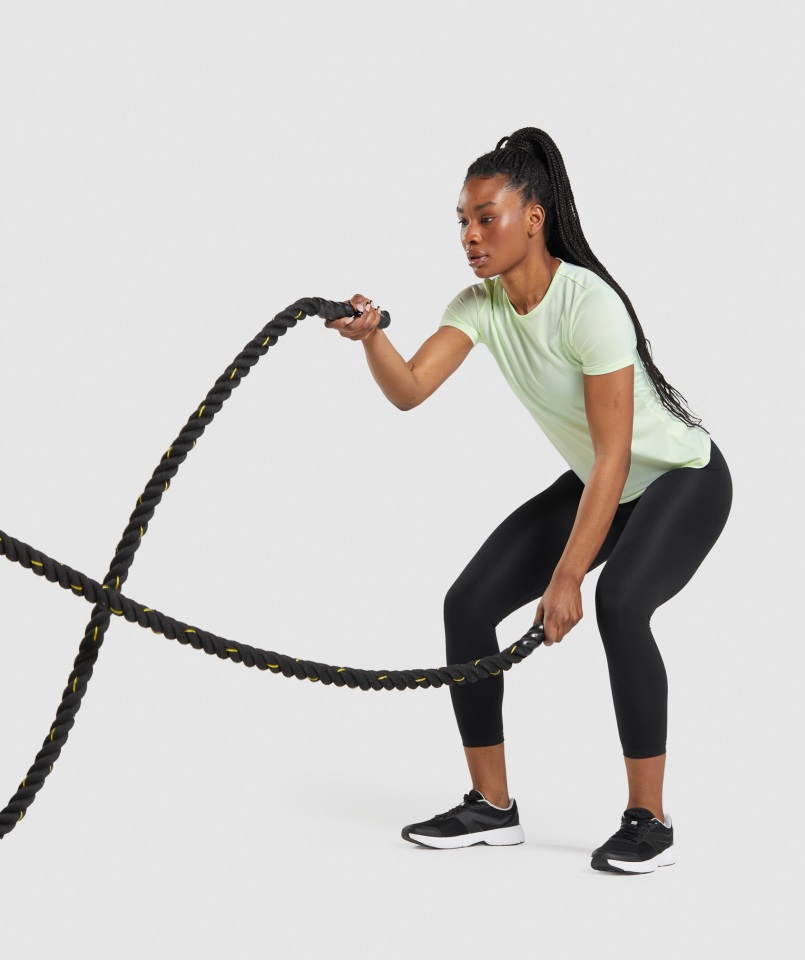 Camiseta De Entrenamiento Gymshark Verde Pepino