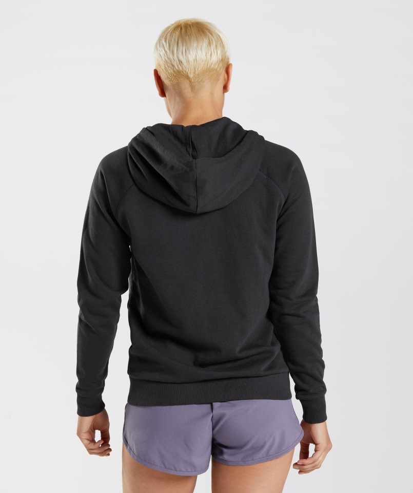 Gymshark Sudadera Con Cremallera De Entrenamiento Negro