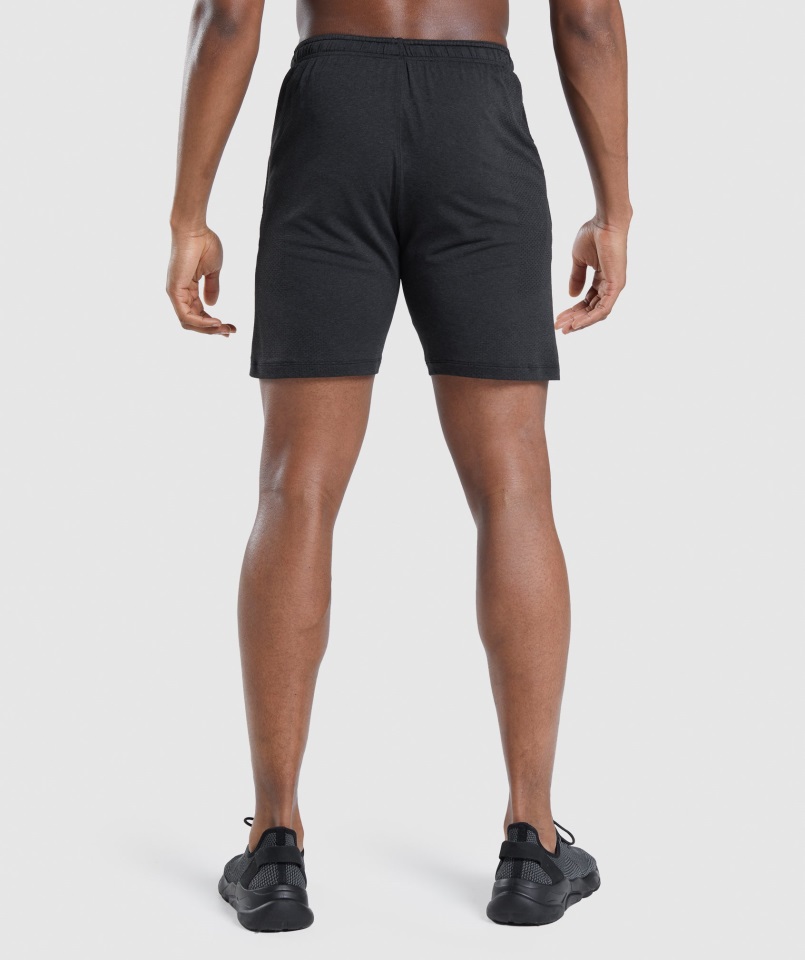 Pantalones Cortos Gymshark Vital Light Negro Jaspeado