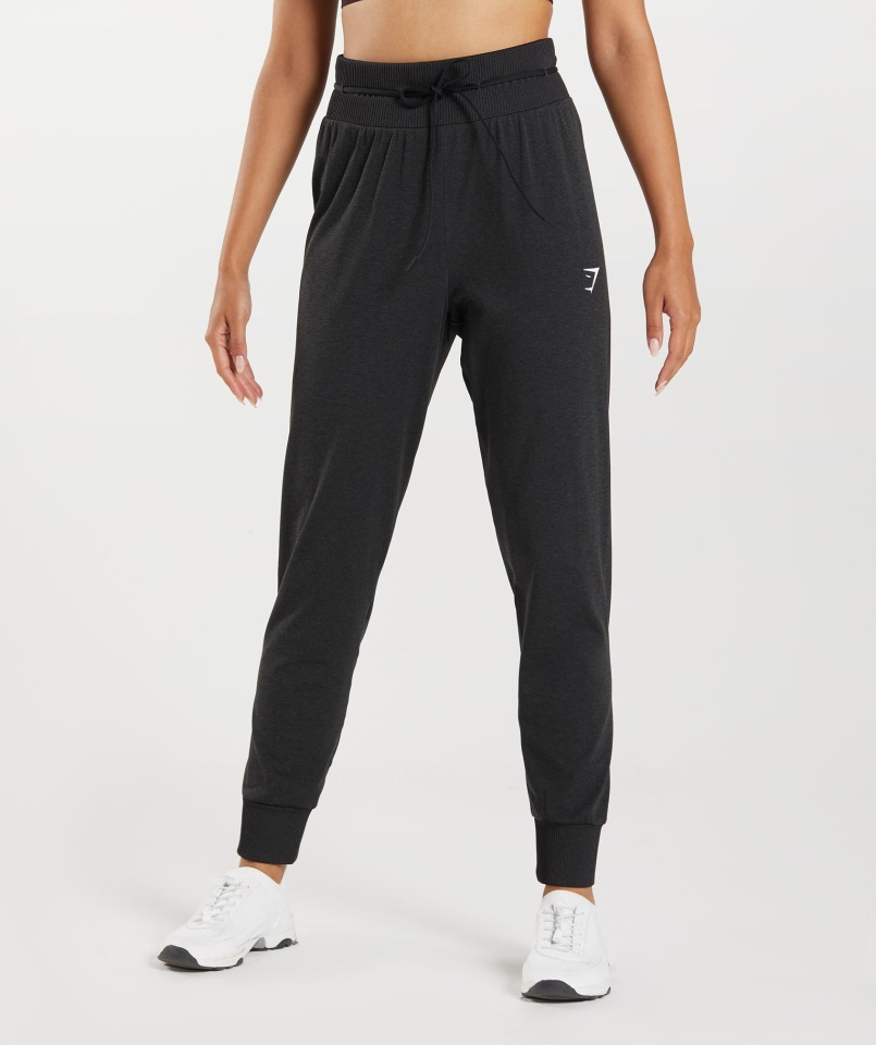 Joggers Gymshark Vital Seamless 2.0 Negro Jaspeado